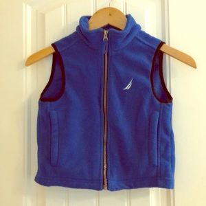 Boys Nautical fleece vest